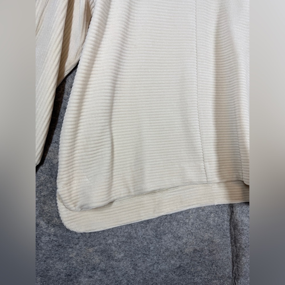 Talbots Cream Cozy Ribbed Knit Sweater - Picture 4 of 14
